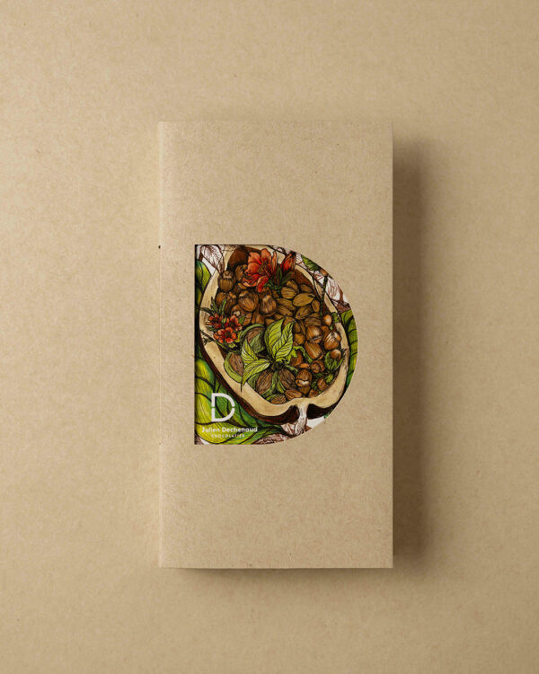 Tablette praliné feuilleté noir