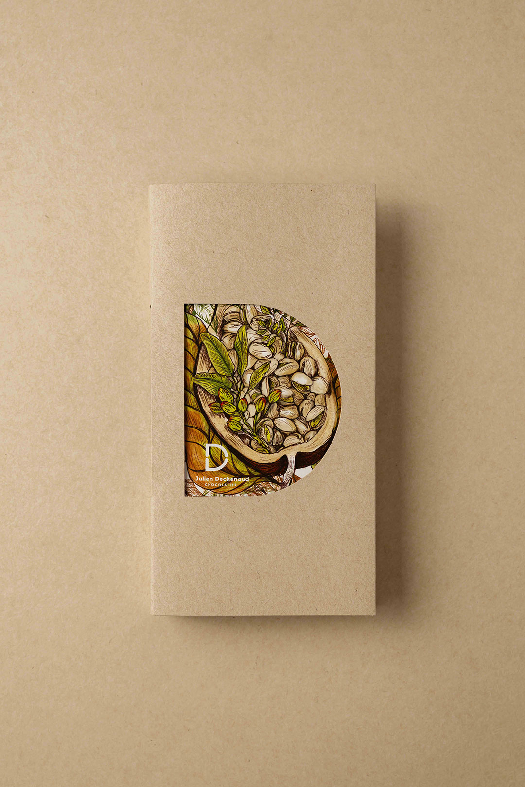 Tablette mendiant Pistaches Noir 70%