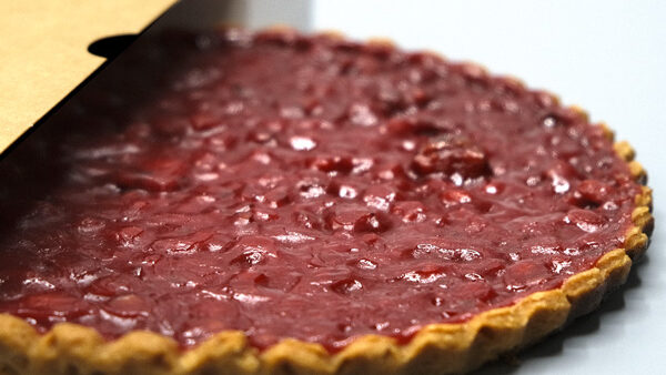 Tarte pralines roses du chef Julien Dechenaud Chocolatier à Vincennes et Paris