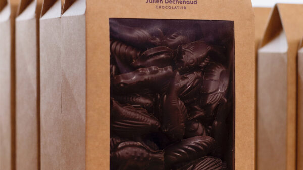 Grand sachet de friture sèche en chocolat noir Julien Dechenaud