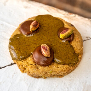 Cookie Pistache du chef Julien Dechenaud chocolatier artisanal à Vincennes et Paris
