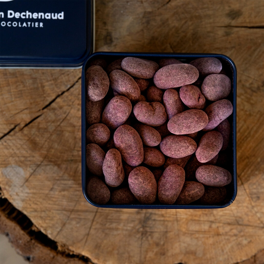 Dragée cacao praliné du chef Julien Dechenaud chocolatier artisanal à Paris et Vincennes