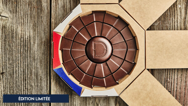 Cocarde grand format chocolat noir