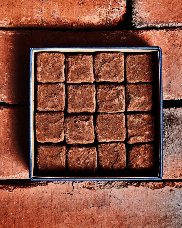 Coffret truffes noël par Julien Dechenaud chocolatier.