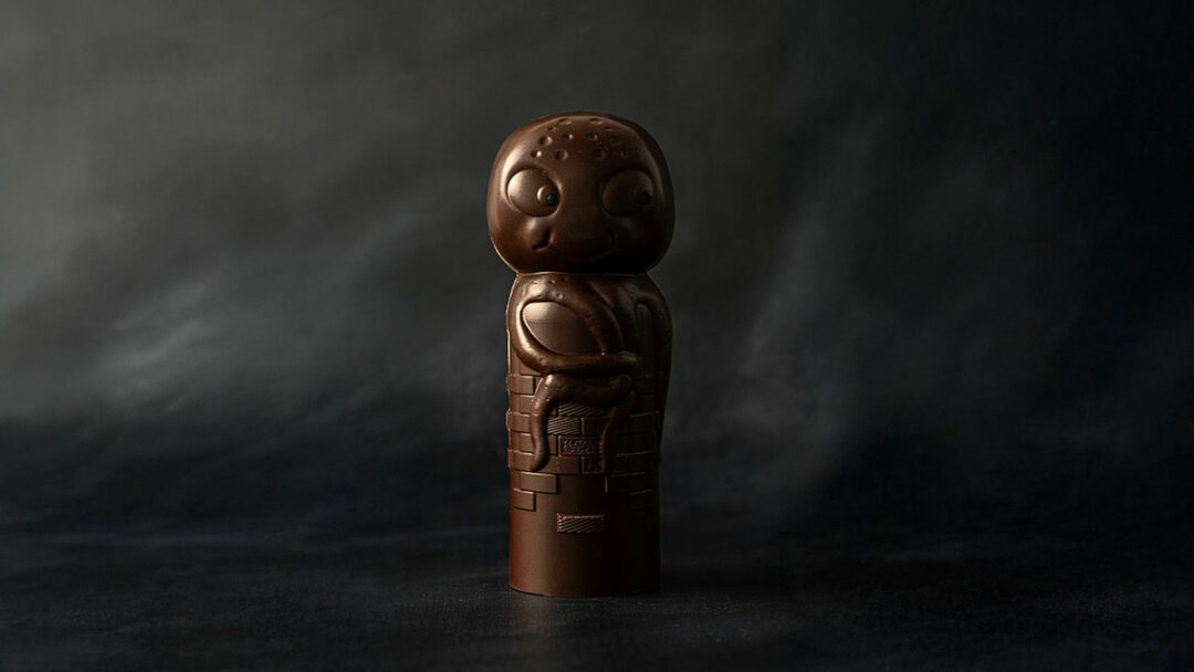 POULPE KOKESHI NOIR