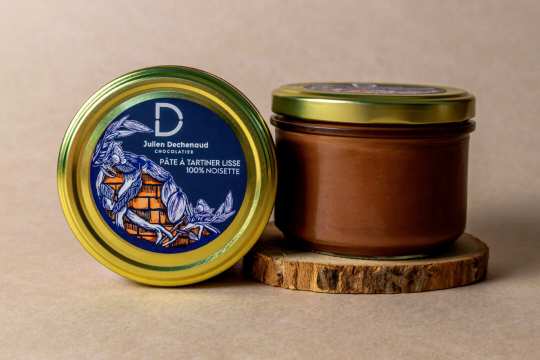 Pâte à tartiner 100% noisette Julien Dechenaud