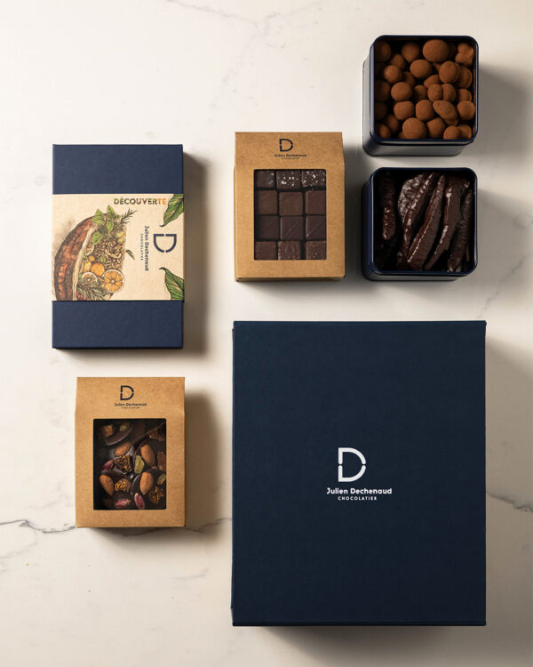 Assortiment gourmand pour se faire plaisir ou à offrir dans un coffret cadeaux taille 3.