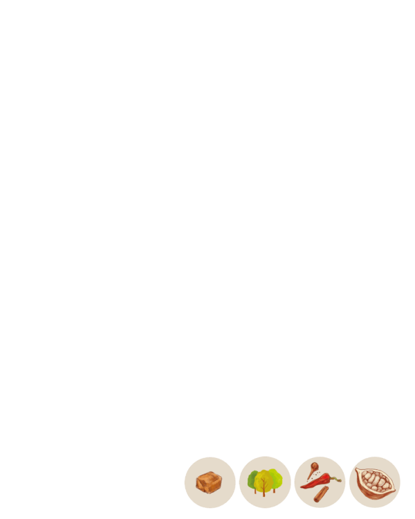 Tablette de chocolat noir 85% Côte d'Ivoire . Notes : cacaoté, épicé, boisé et légèrement caramélisé.