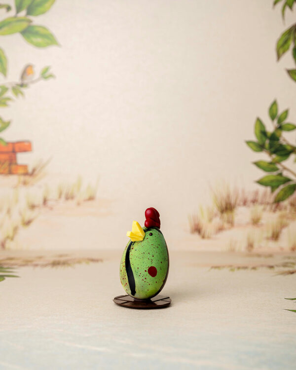 Œuf poule coloré vert Taille 1